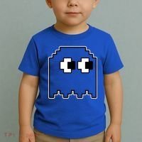Gamer Retro Pixel Ghost Funny Halloween Toddler T-Shirt thumb 2