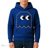 Gamer Retro Pixel Ghost Funny Halloween Kids Hoodie thumb 4