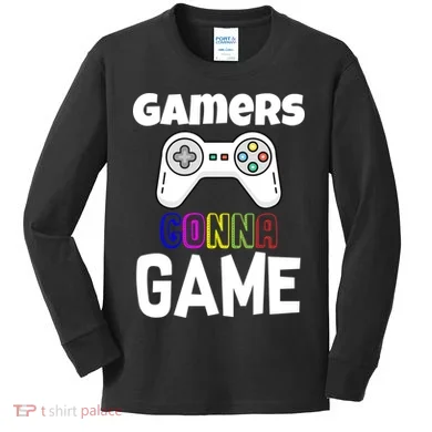 Gamers Gonna Game Kids Long Sleeve Shirt
