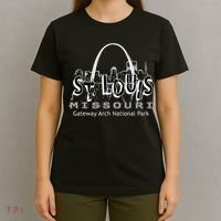 Gateway Arch National Park St. Louis Missouri Souvenir T-Shirt thumb 4