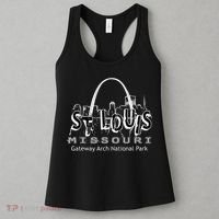 Gateway Arch National Park St. Louis Missouri Souvenir Women's Tank Top thumb 3