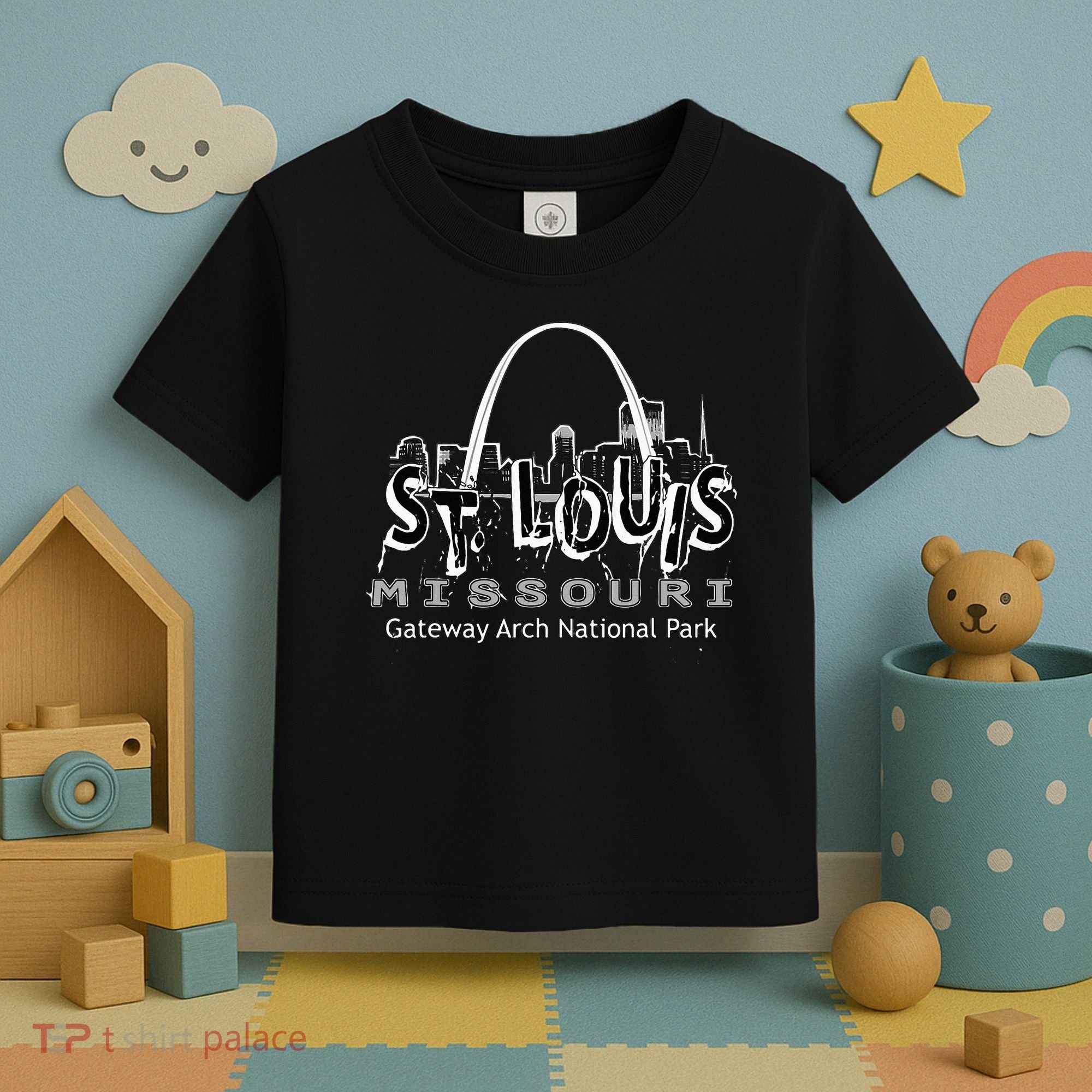 Gateway Arch National Park St. Louis Missouri Souvenir Toddler T-Shirt