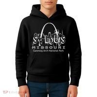 Gateway Arch National Park St. Louis Missouri Souvenir Kids Hoodie thumb 4