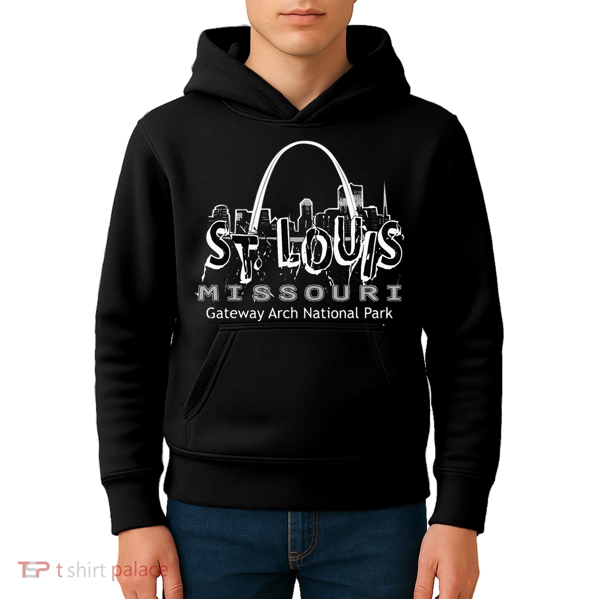 Gateway Arch National Park St. Louis Missouri Souvenir Kids Hoodie
