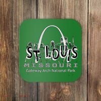 Gateway Arch National Park St. Louis Missouri Souvenir Coaster thumb 0