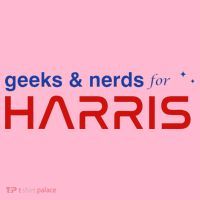 Geeks And Nerds For Kamala Harris Geeks And Nerds For Harris Coaster thumb 2