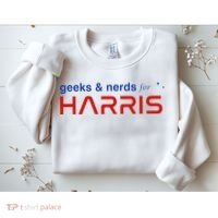 Geeks And Nerds For Kamala Harris Geeks And Nerds For Harris Sweatshirt thumb 2