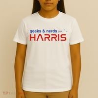 Geeks And Nerds For Kamala Harris Geeks And Nerds For Harris T-Shirt thumb 4