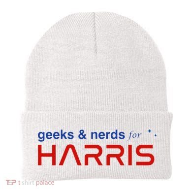 Geeks And Nerds For Kamala Harris Geeks And Nerds For Harris Beanie