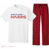 Geeks And Nerds For Kamala Harris Geeks And Nerds For Harris Pajama Set thumb 0