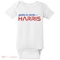 Geeks And Nerds For Kamala Harris Geeks And Nerds For Harris Baby Bodysuit thumb 0