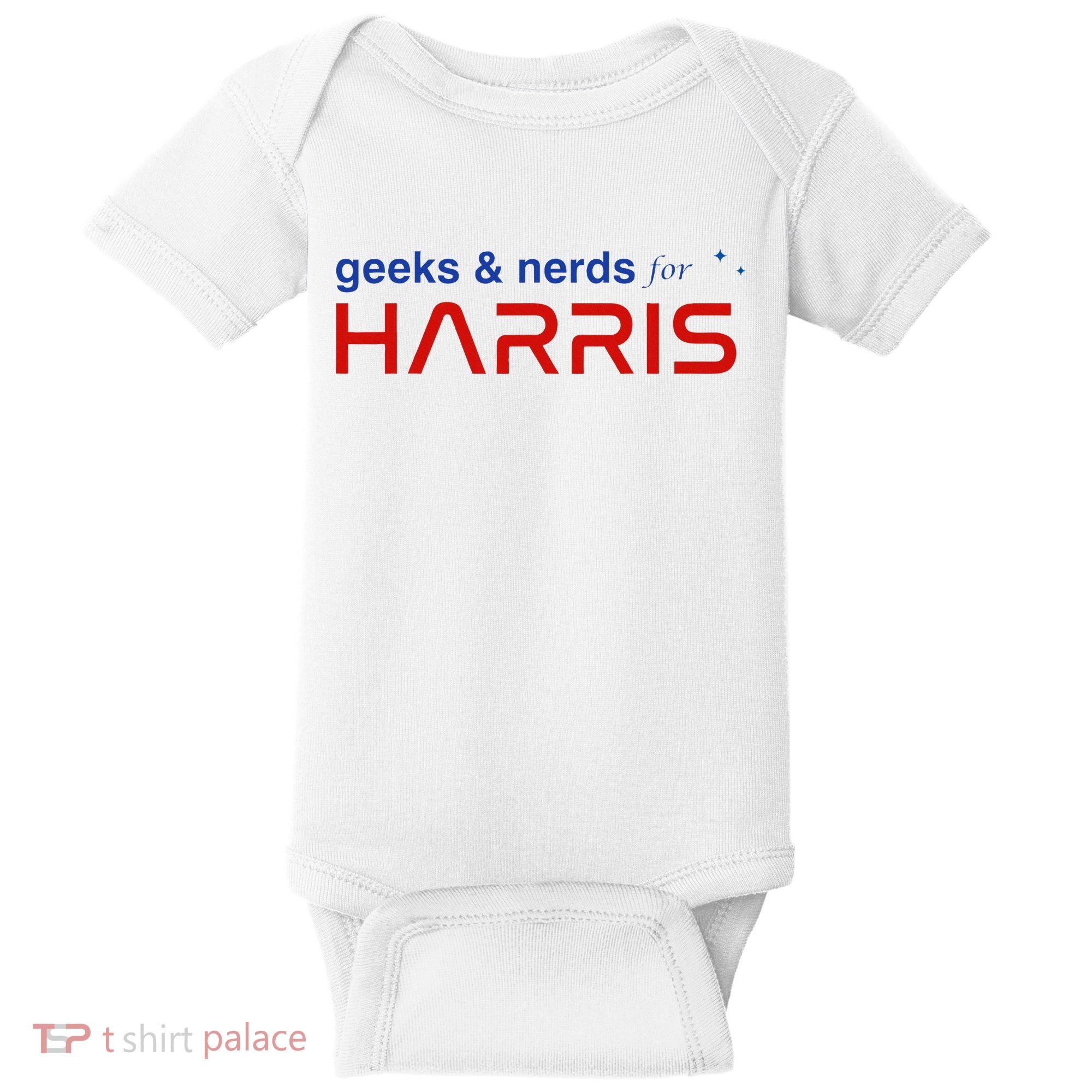 Geeks And Nerds For Kamala Harris Geeks And Nerds For Harris Baby Bodysuit
