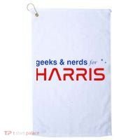 Geeks And Nerds For Kamala Harris Geeks And Nerds For Harris Golf Towel thumb 0