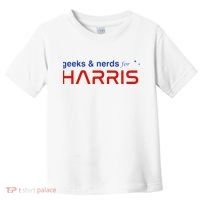 Geeks And Nerds For Kamala Harris Geeks And Nerds For Harris Toddler T-Shirt thumb 0