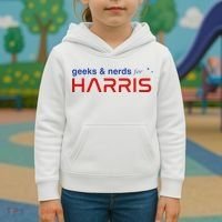 Geeks And Nerds For Kamala Harris Geeks And Nerds For Harris Kids Hoodie thumb 3