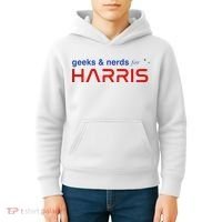 Geeks And Nerds For Kamala Harris Geeks And Nerds For Harris Kids Hoodie thumb 4