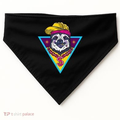 Gangsta Sloth USA-Made Doggie Bandana