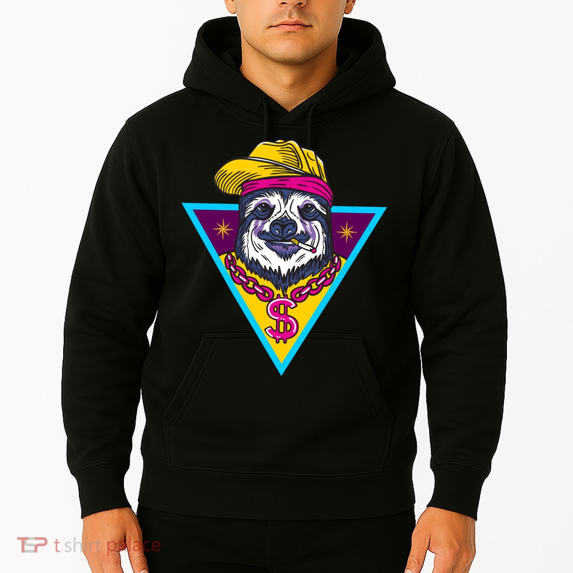 Gangsta Sloth Hoodie