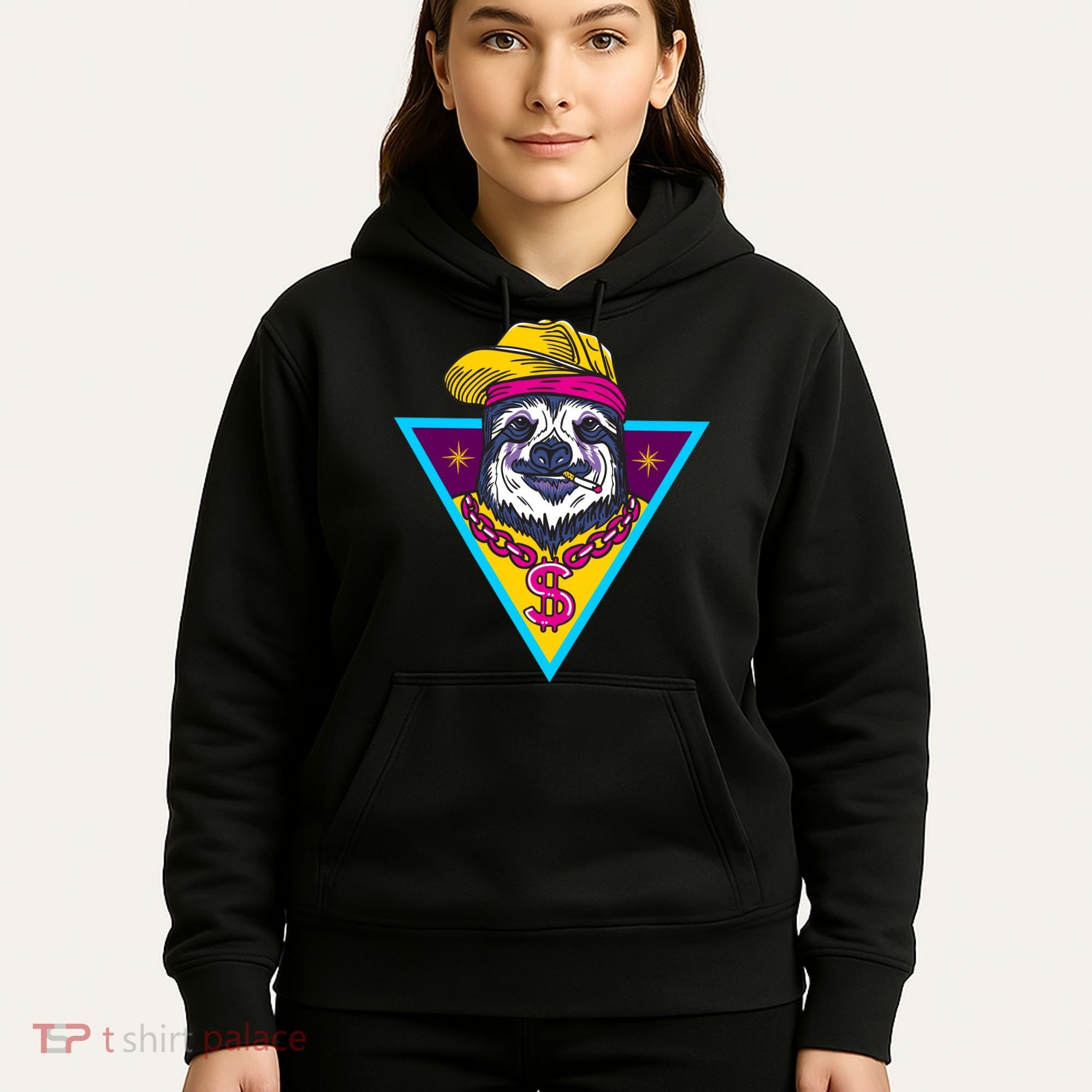 Gangsta Sloth Hoodie