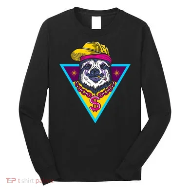 Gangsta Sloth Long Sleeve Shirt