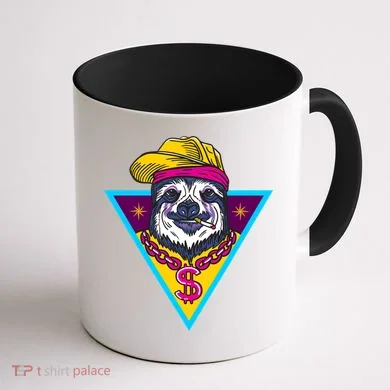 Gangsta Sloth Coffee Mug back