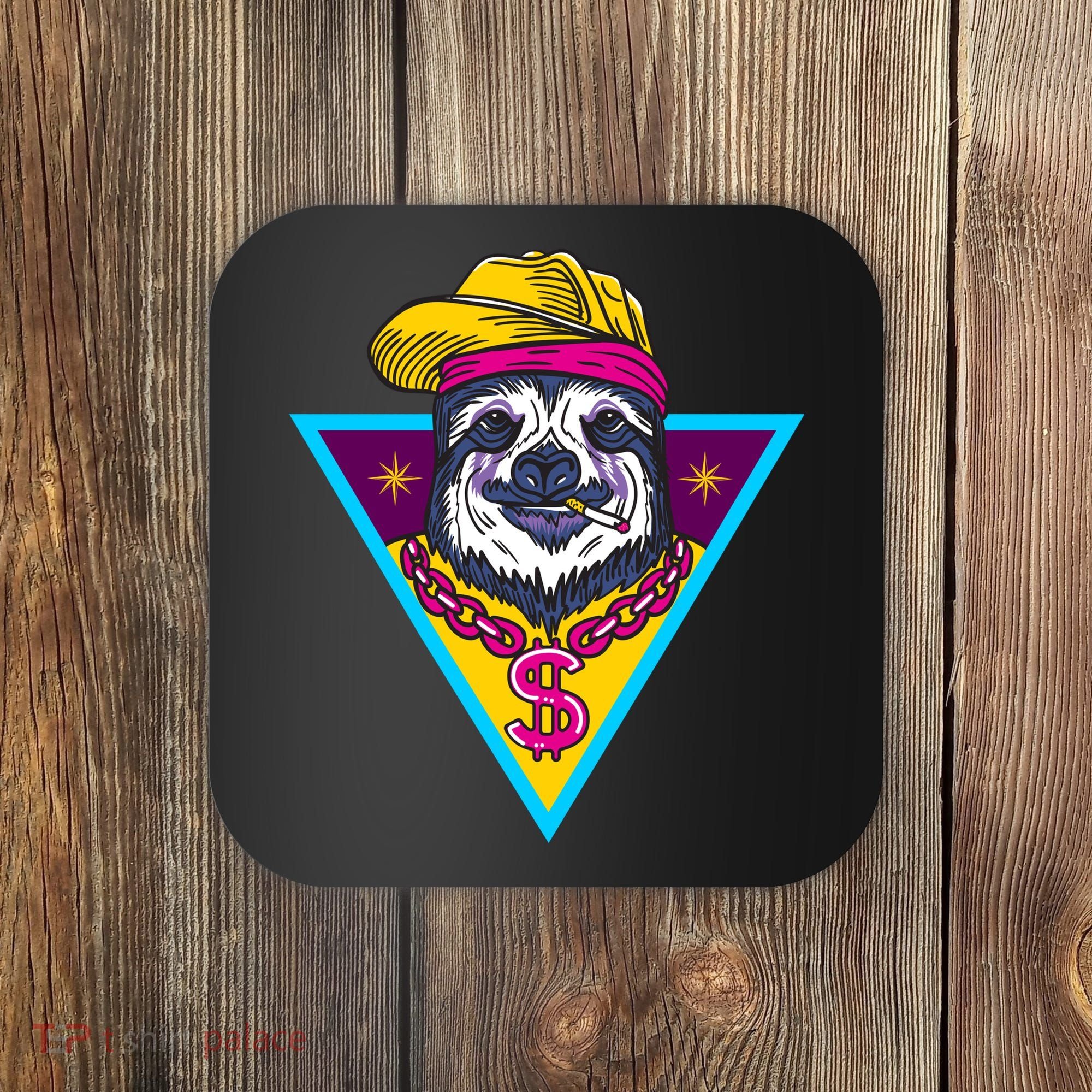 Gangsta Sloth Coaster
