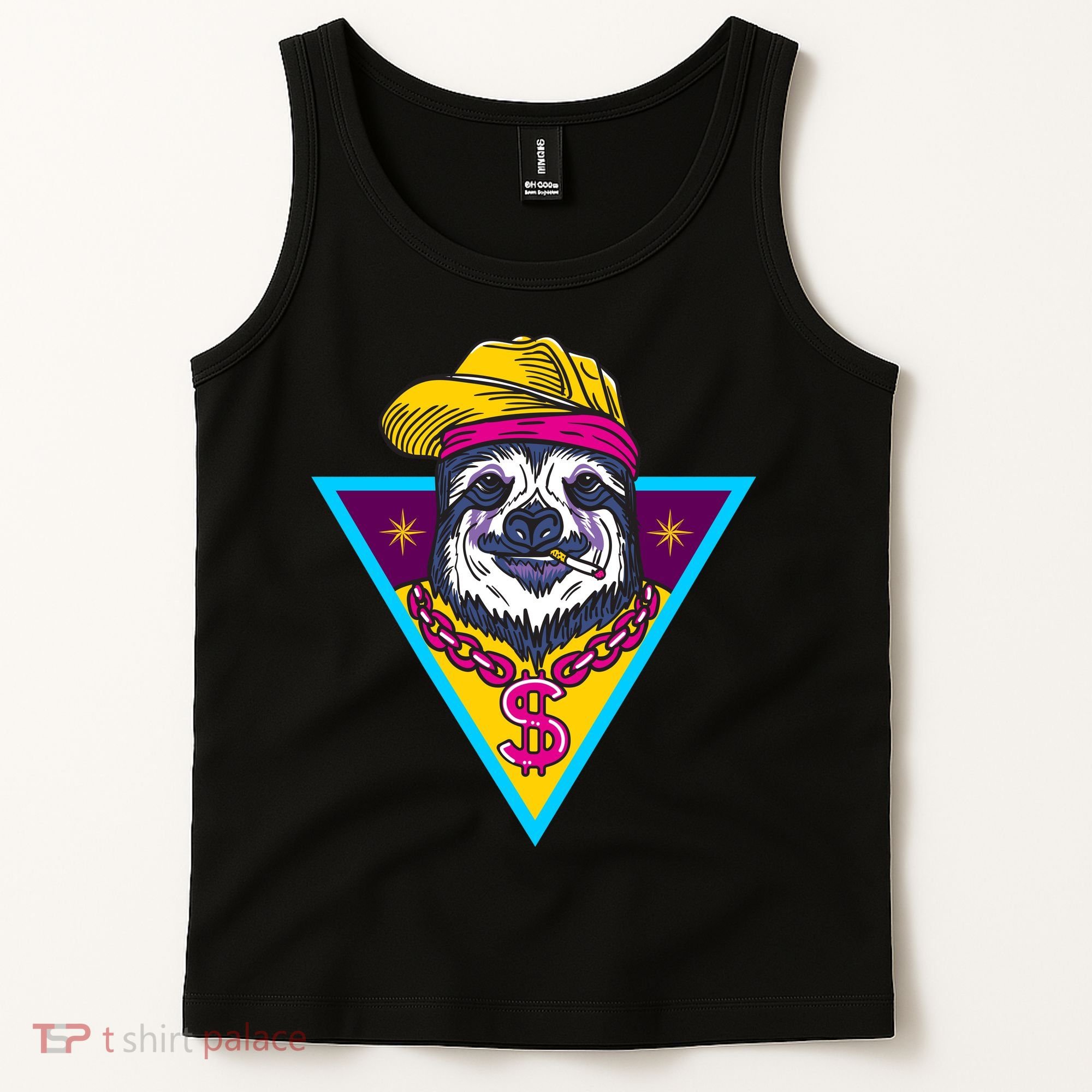 Gangsta Sloth Tank Top