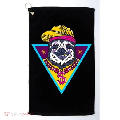 Gangsta Sloth Golf Towel