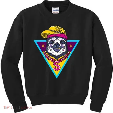 Gangsta Sloth Kids Sweatshirt