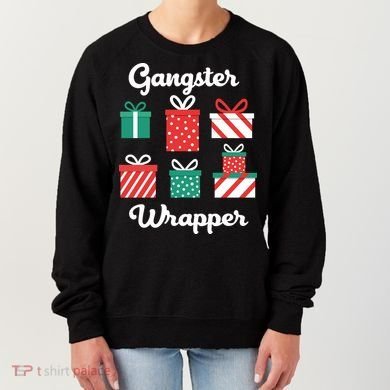 Gangsta Wrapper Funny Christmas Gift Women's Sweatshirt