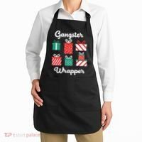 Gangsta Wrapper Funny Christmas Gift Apron thumb 2