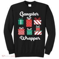 Gangsta Wrapper Funny Christmas Gift Sweatshirt thumb 0