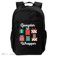 Gangsta Wrapper Funny Christmas Gift Backpack thumb 0