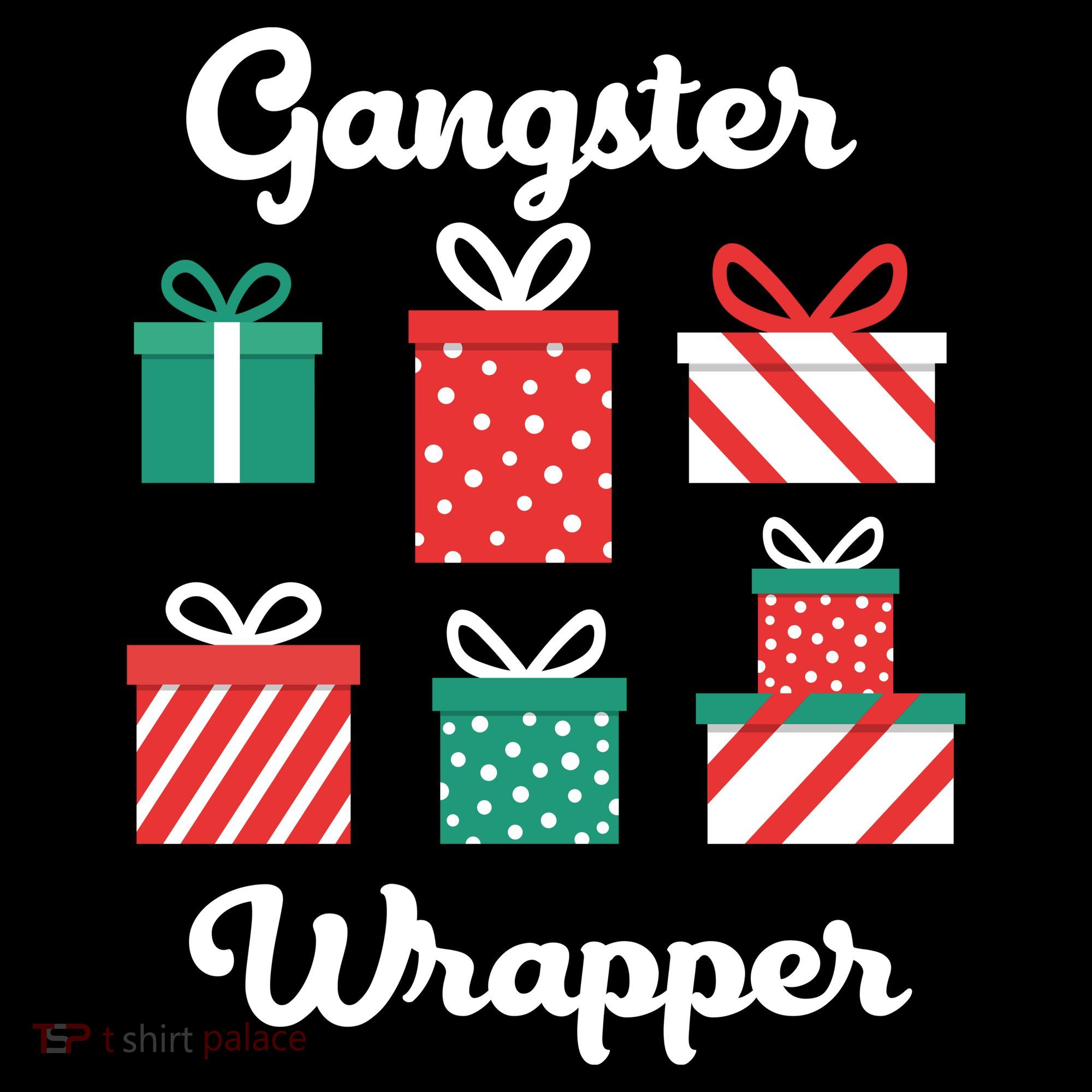 Gangsta Wrapper Funny Christmas Gift Bucket Hat