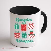 Gangsta Wrapper Funny Christmas Gift Coffee Mug thumb 1