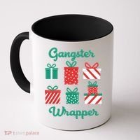 Gangsta Wrapper Funny Christmas Gift Coffee Mug thumb 0