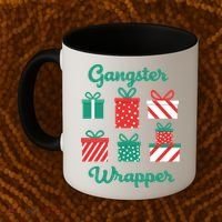 Gangsta Wrapper Funny Christmas Gift Coffee Mug thumb 2