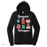 Gangsta Wrapper Funny Christmas Gift Women's Hoodie thumb 0