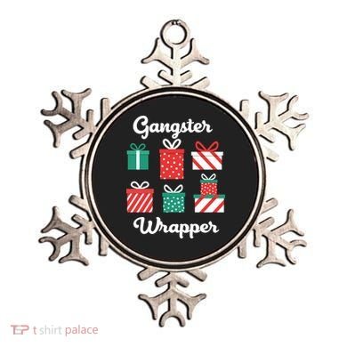 Gangsta Wrapper Funny Christmas Gift Ornament