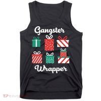 Gangsta Wrapper Funny Christmas Gift Tank Top thumb 0