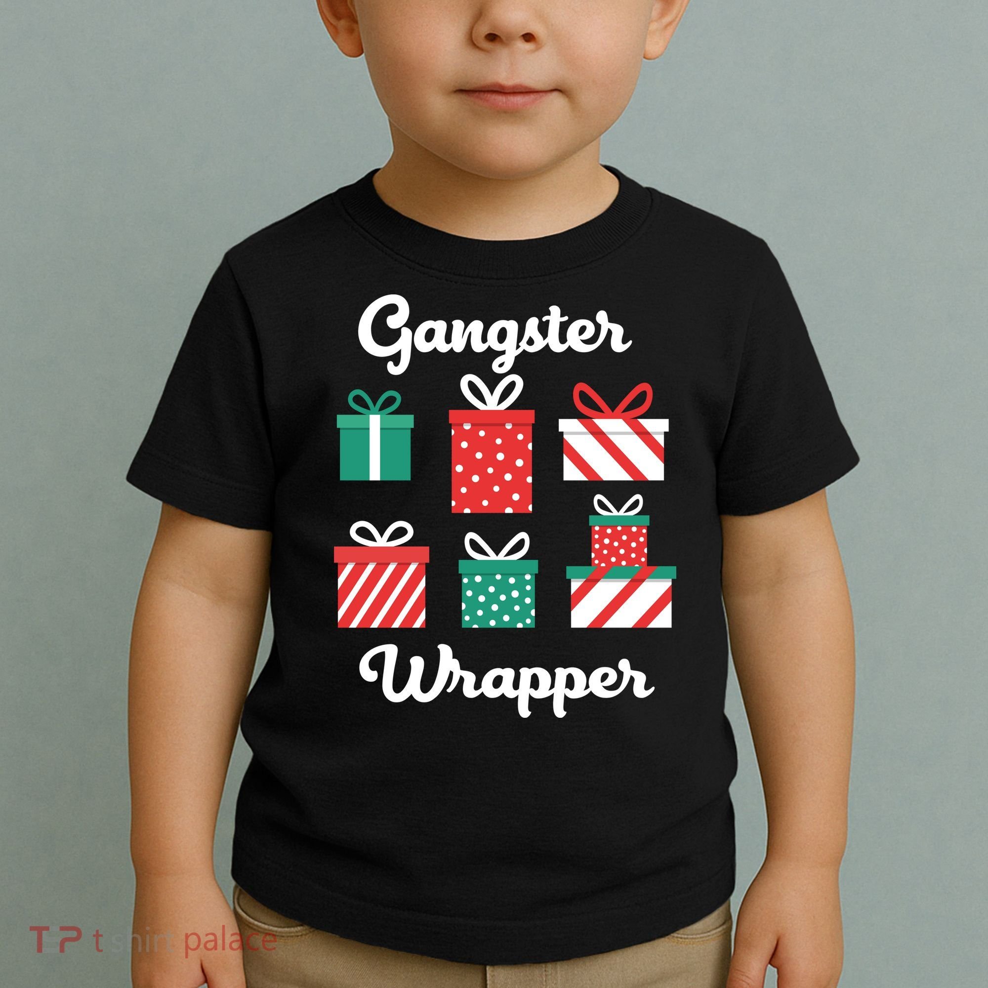 Gangsta Wrapper Funny Christmas Gift Toddler T-Shirt