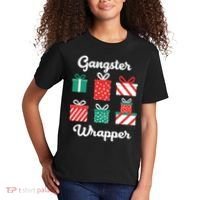 Gangsta Wrapper Funny Christmas Gift Kids T-Shirt thumb 2