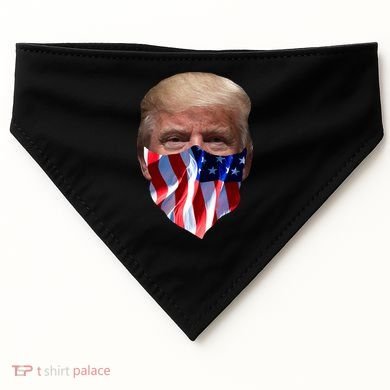 Gangster Donald Trump USA-Made Doggie Bandana