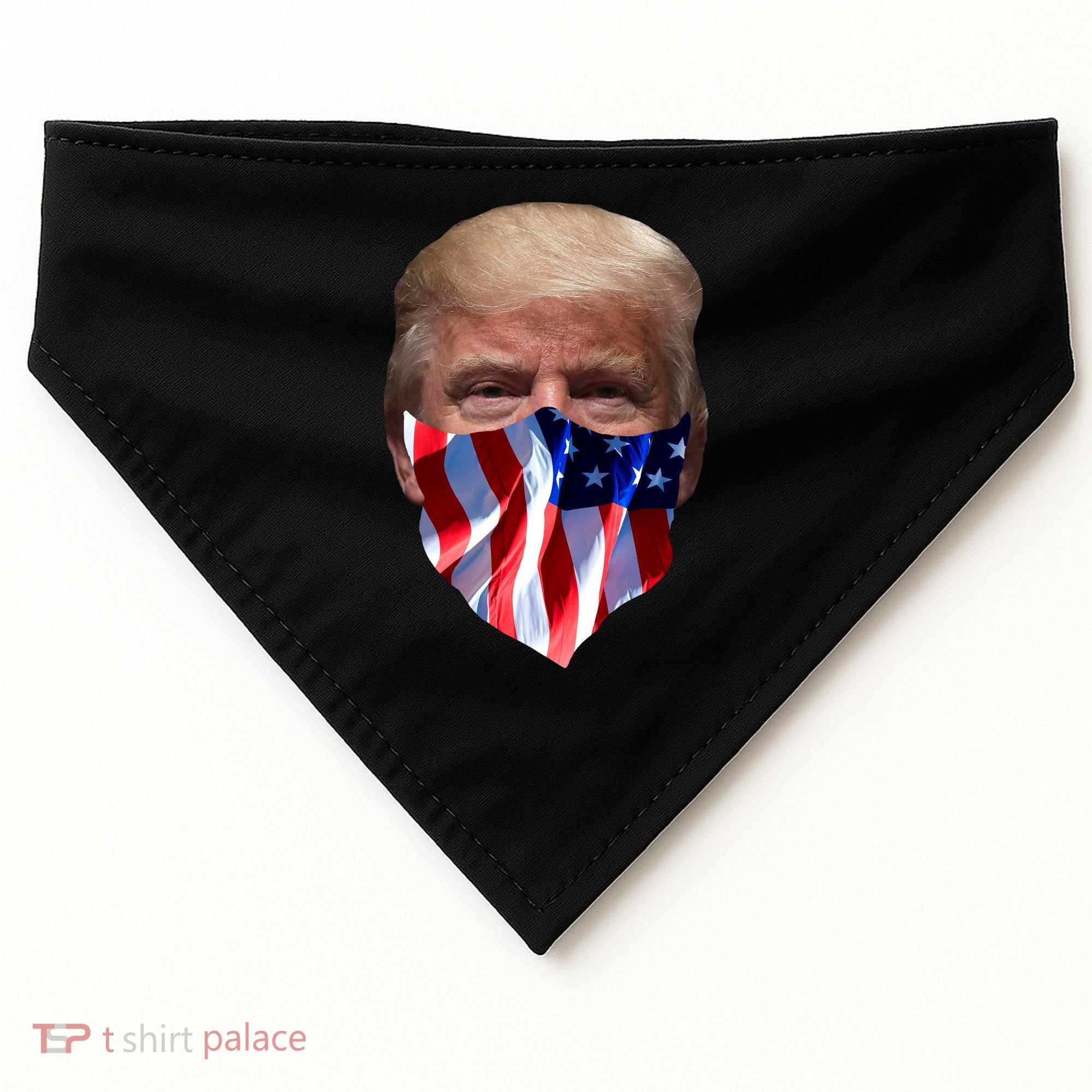 Gangster Donald Trump USA-Made Doggie Bandana