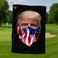 Gangster Donald Trump Golf Towel thumb 1