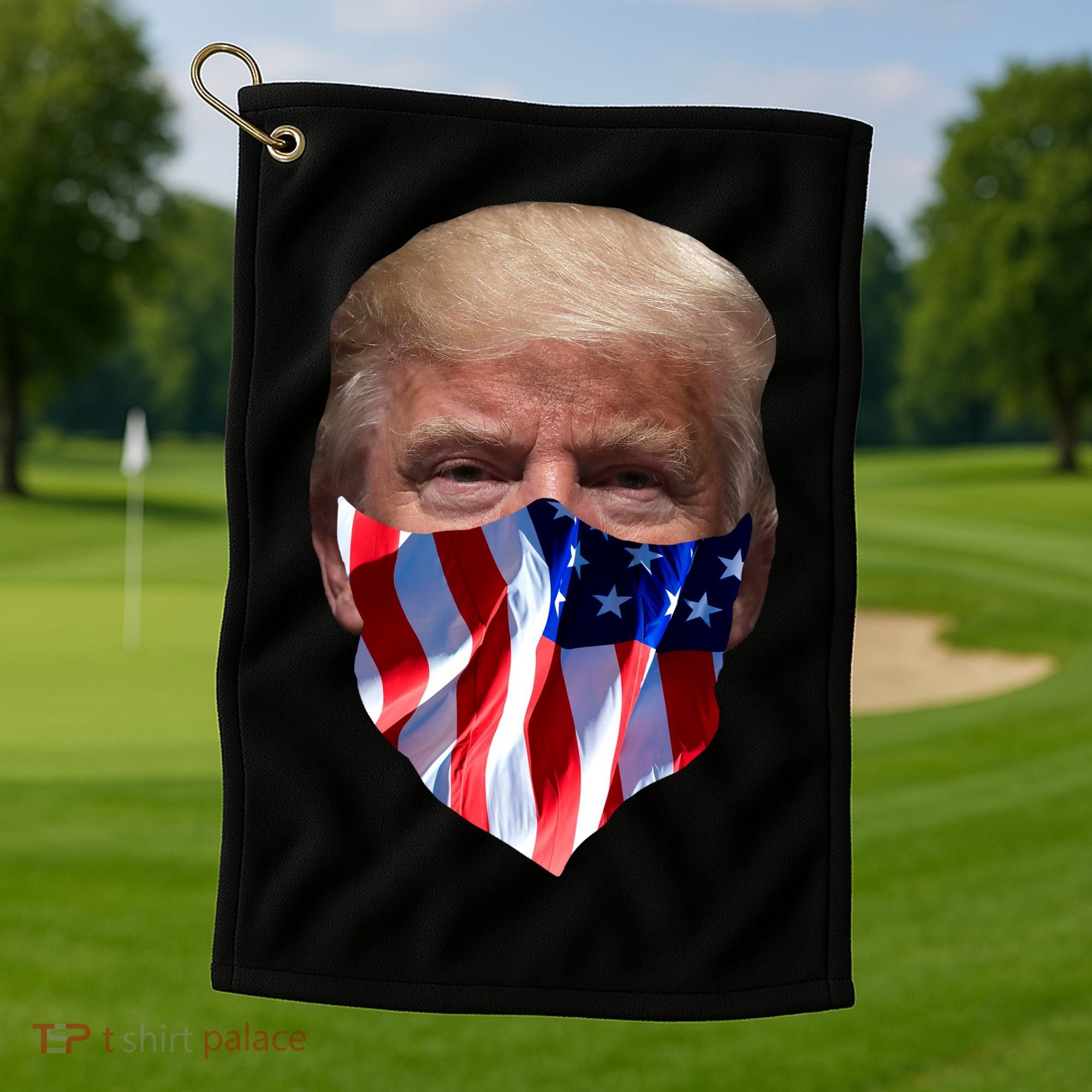 Gangster Donald Trump Golf Towel