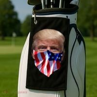 Gangster Donald Trump Golf Towel thumb 2
