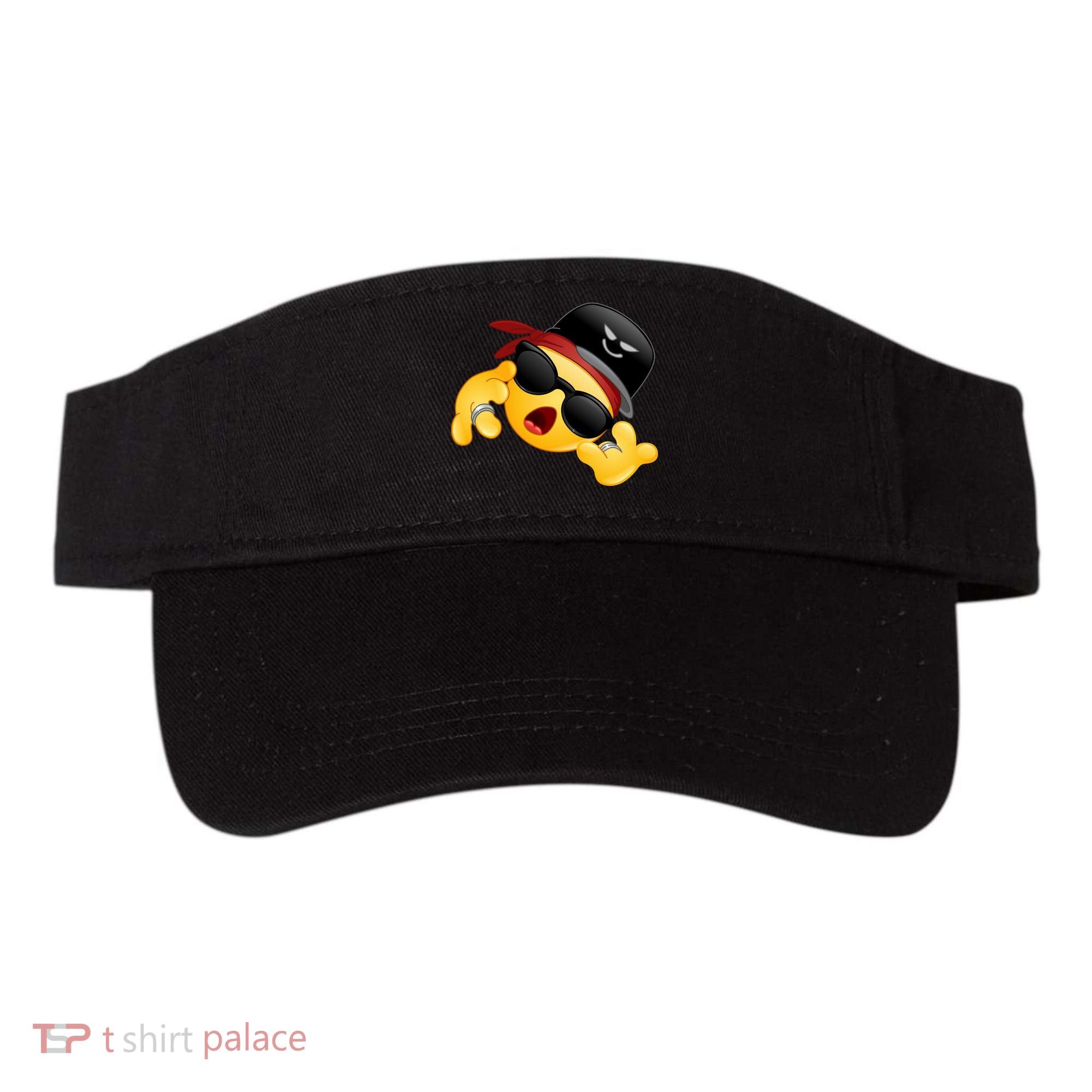 Gangster Emoji Smiley Visor