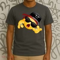Gangster Emoji Smiley T-Shirt thumb 3