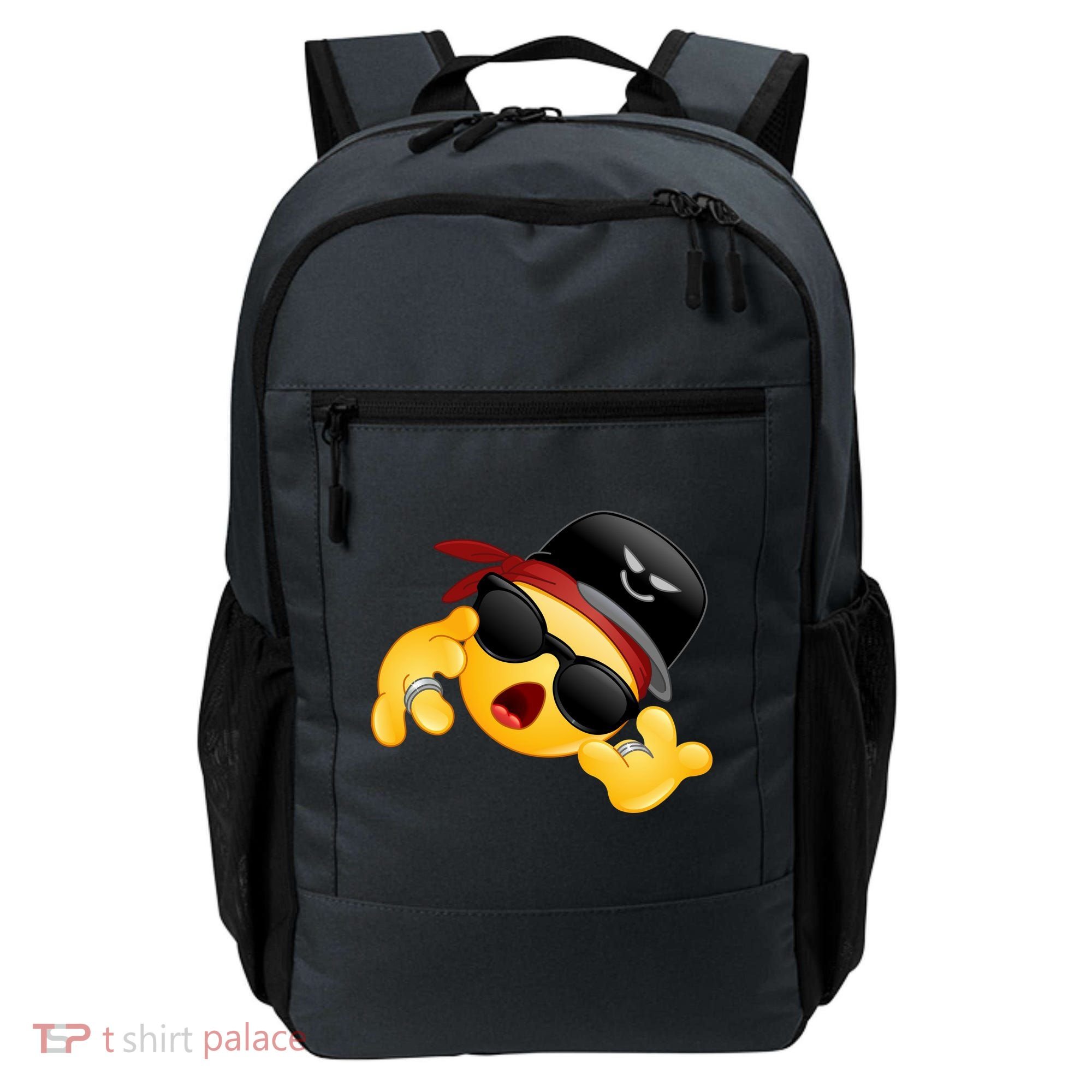 Gangster Emoji Smiley Backpack